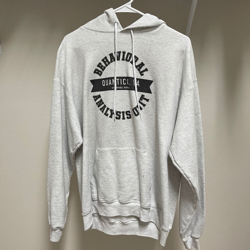 Light grey Criminal Minds sweatshirt size large